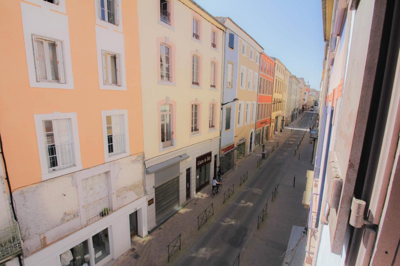 Charmant T2 En Coeur De Ville - 2 Lits + Lit Bebe - Wifi - Imprimante Каркассонн Екстер'єр фото